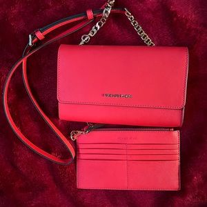 Michael Kors Saffiano Leather 3-in-1 Crossbody